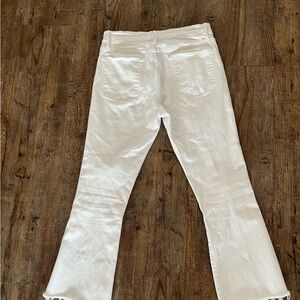 Frame Denim White Ankle & Cropped Jeans